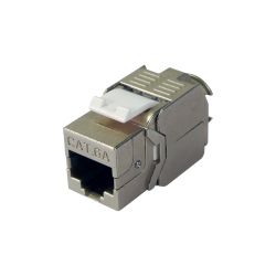 Conector RJ45 fêmea FTP Cat 6A para cabos de dados Televes (Caixa 10 unidades)