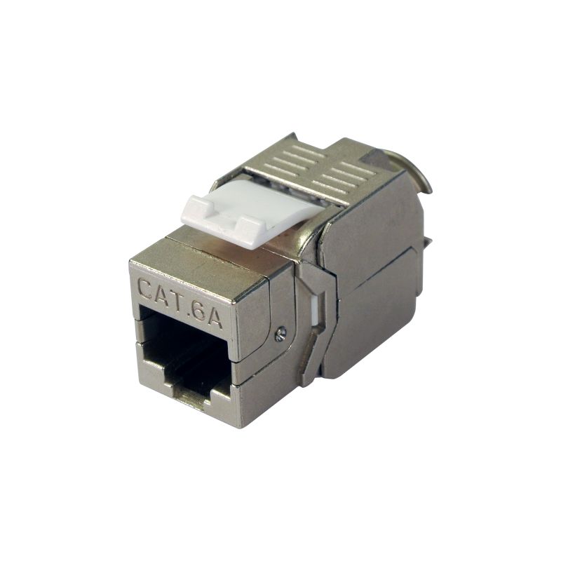 Connecteur RJ45 femelle FTP Cat 6A pour câbles de données Televes (Boîte 10 unités)