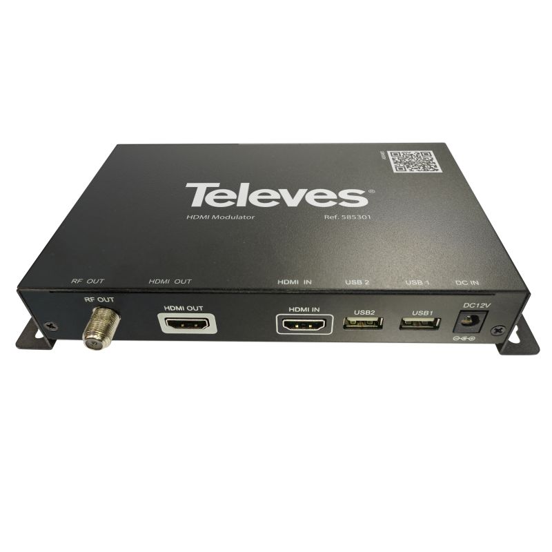 Modulador DVB-T 1e: HDMI - 1 Mux (174...230/470...862MHz) Televes