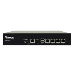 Network manager: Hotspot, 4x Gb Ethernet Televes