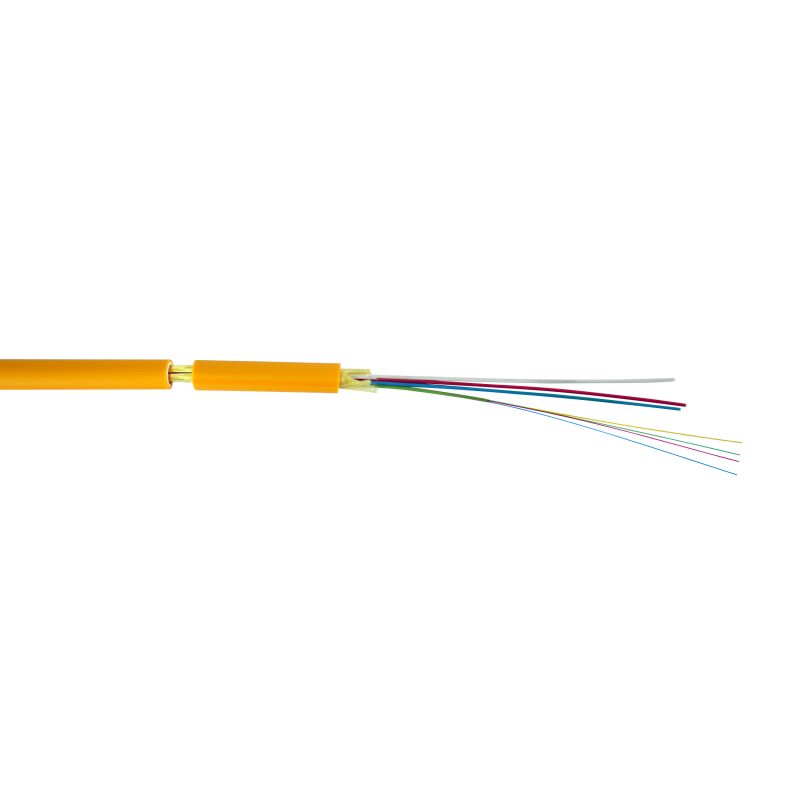 Bobine 100 m Câble multifibre 16 fibres monomode Euroclasse Dca et LSFH resistante aux UV, d'intérieur/extérieur Televes