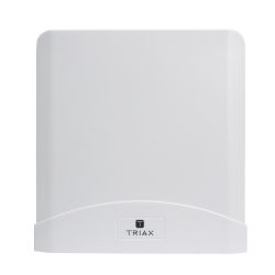 Triax O5A 06W Antena omnidireccional para recepción señal 4G/5G (G5 dBi) Incluye dos cables de 2 metros blanco