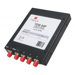 Triax TOS 04 F 1 entrada, 4 saídas de metal distribuidor óptico divisor, conectores FC/PC, atenuação na distribuição 7 dB