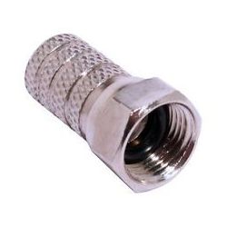 F connector for coaxial cable rubber antenna