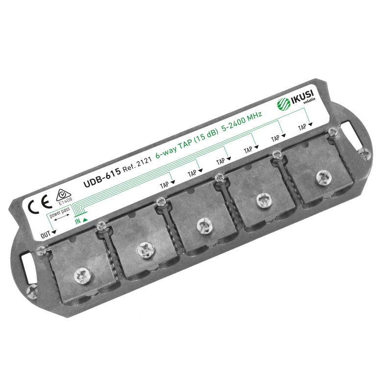 Ikusi UDB-615 Derivador 6 salida 15 dB FAST