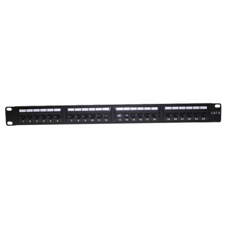 Ikusi PPU-124 Panel integrado 24 RJ45 50" Cat6 UTP con bastidor…