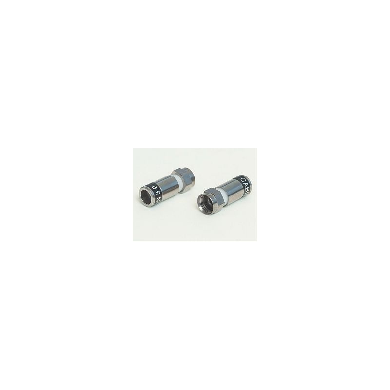 Compressão conector Cabelcon RG59 F Macho 3,9 mm