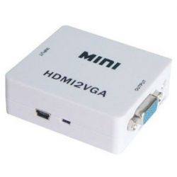 Converter HDMI to VGA with audio power by USB