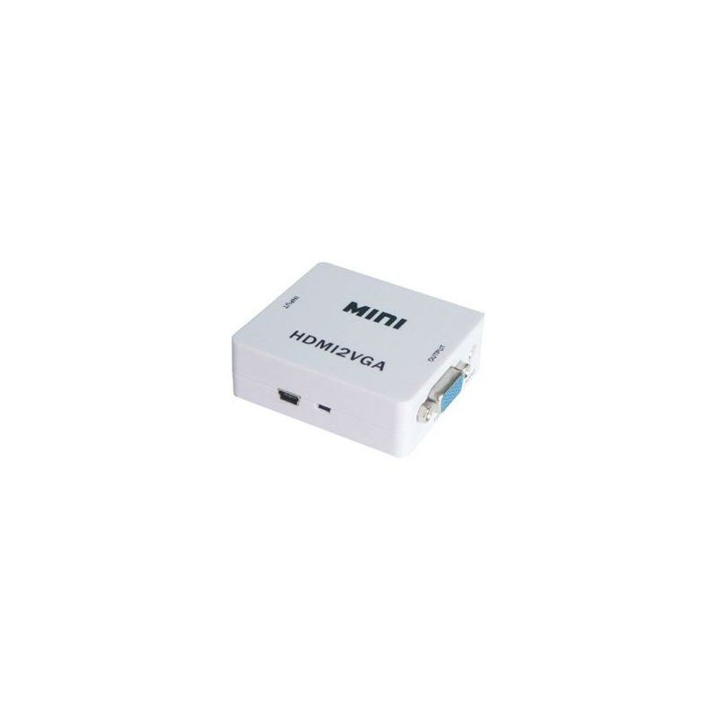 Conversor HDMI a VGA con audio alimentacion por USB