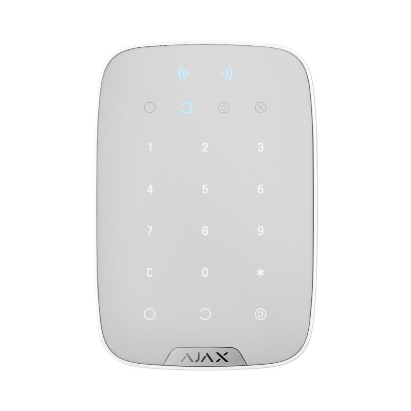 Ajax AJ-KEYPADPLUS-W - Teclado independiente con lector, Bidireccional,…