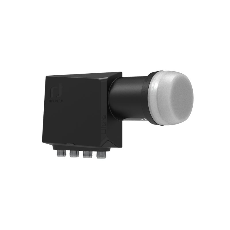 Inverto LNB Quattro Black Ultra de alta ganancia y bajo ruido de 40 mm PLL 8K