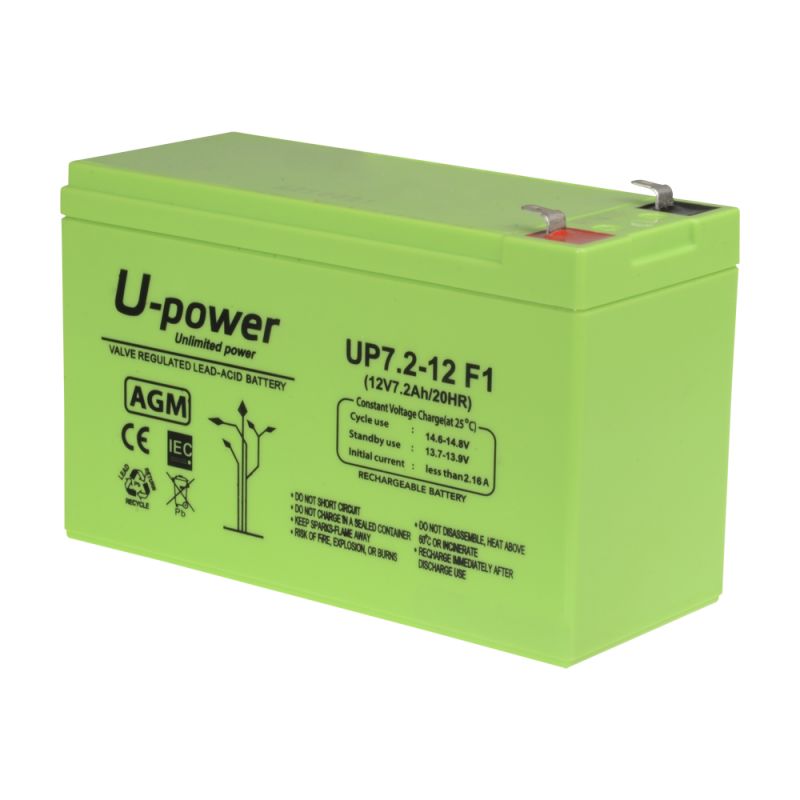 BATT-1272-U - Upower, Batería recargable, Tecnología plomo ácido…