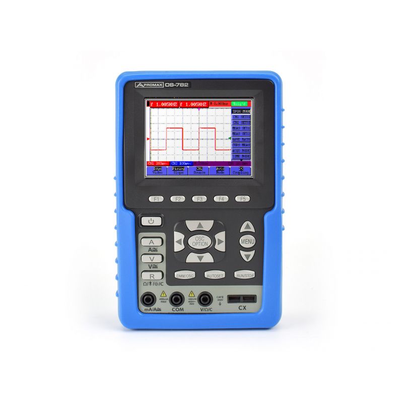 Promax OS-782 Poliscópio colorido em LCD de 2 canais e 20 MHz