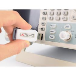 Promax GF-858 Generador de funciones arbitrario de 25 MHz con USB y RS-232