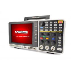 Oscilloscope 2 + 1 channel and 16-channel logic analyzer Promax, 100 MHz, 2 GS / s with 8 "screen USB, Pass / Fail and LAN