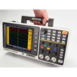 Oscilloscope 2 + 1 channel and 16-channel logic analyzer Promax, 100 MHz, 2 GS / s with 8 "screen USB, Pass / Fail and LAN