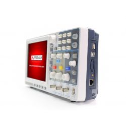 Promax digital oscilloscope 2 + 1 channels, 30 MHz and 250 MS / s with 8 "screen USB, Pass / Fail and LAN