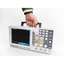 Promax digital oscilloscope 2 + 1 channels, 30 MHz and 250 MS / s with 8 "screen USB, Pass / Fail and LAN