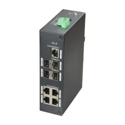 X-Security XS-SW09-GF-DIN - Switch X-Security, 5 Portas RJ-45, 4 Portas SFP…