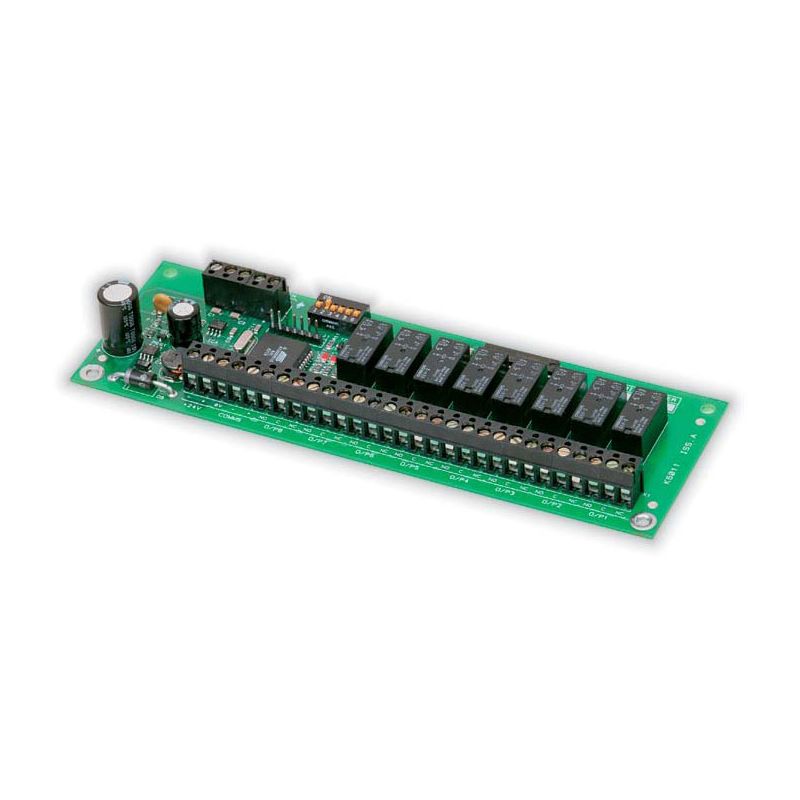 Kentec K547 Synchro card with 8 programmable relay outputs