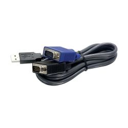 Airspace SAM-3507 Cable KVM USB/VGA de 1,8 metros