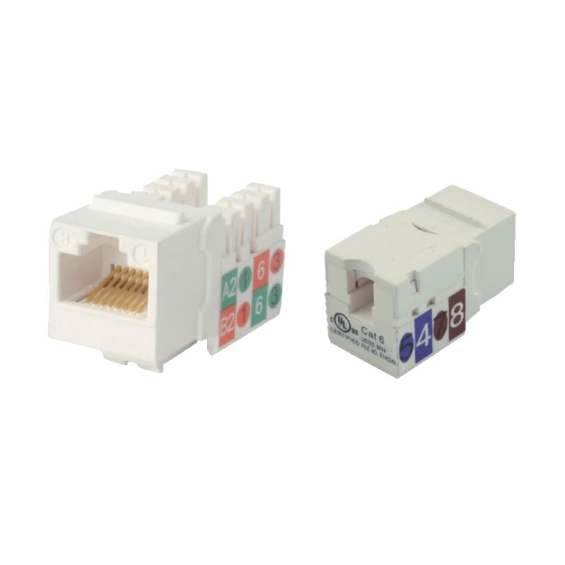 Airspace SAM-4377N Keystone RJ45 connector module (Cat 6 female)