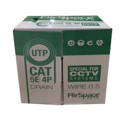 Airspace SAM-4444 Roll of 305 meters of UTP cable CAT5E 24AWG…