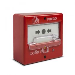 Cofem PUCAY Pulsador manual de alarma rearmable microprocesado y…