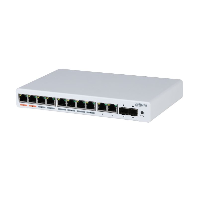 Dahua PFS4212-8GT-96 Dahua Manageable Commercial Switch (L2)…