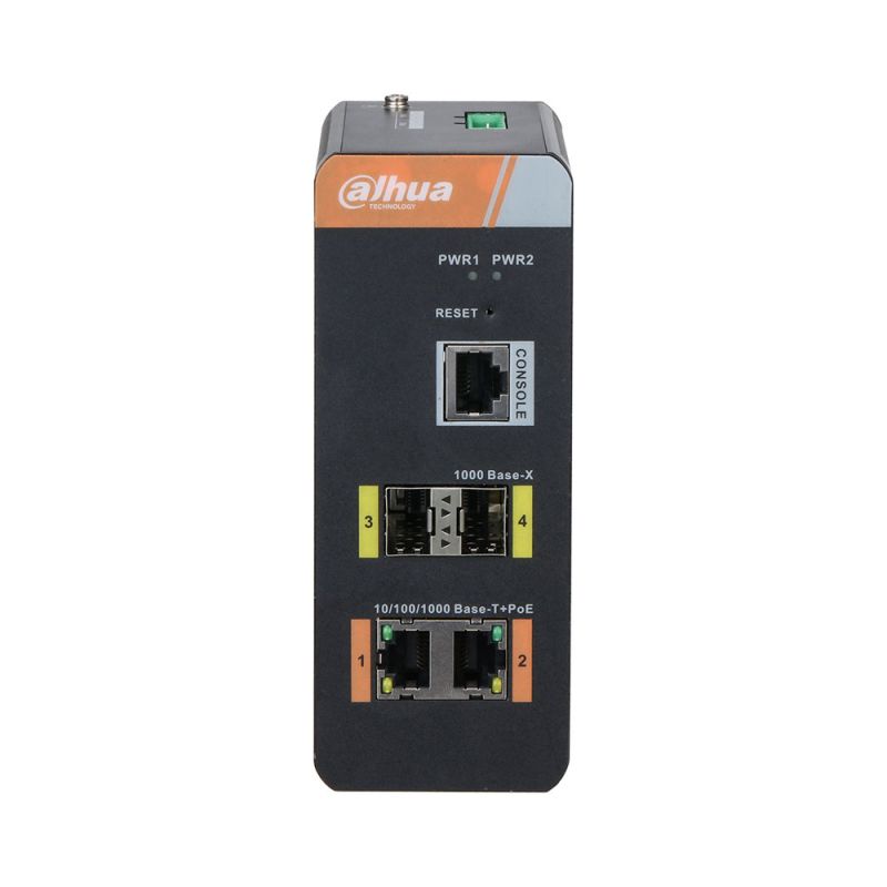 Dahua PFS4204-2GT-DP Industrial Managed PoE Switch (L2) with 2…