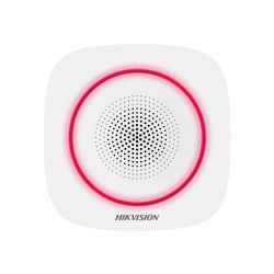 Hikvision DS-PS1-I-WE(Red) Sirena vía radio de interior de la…