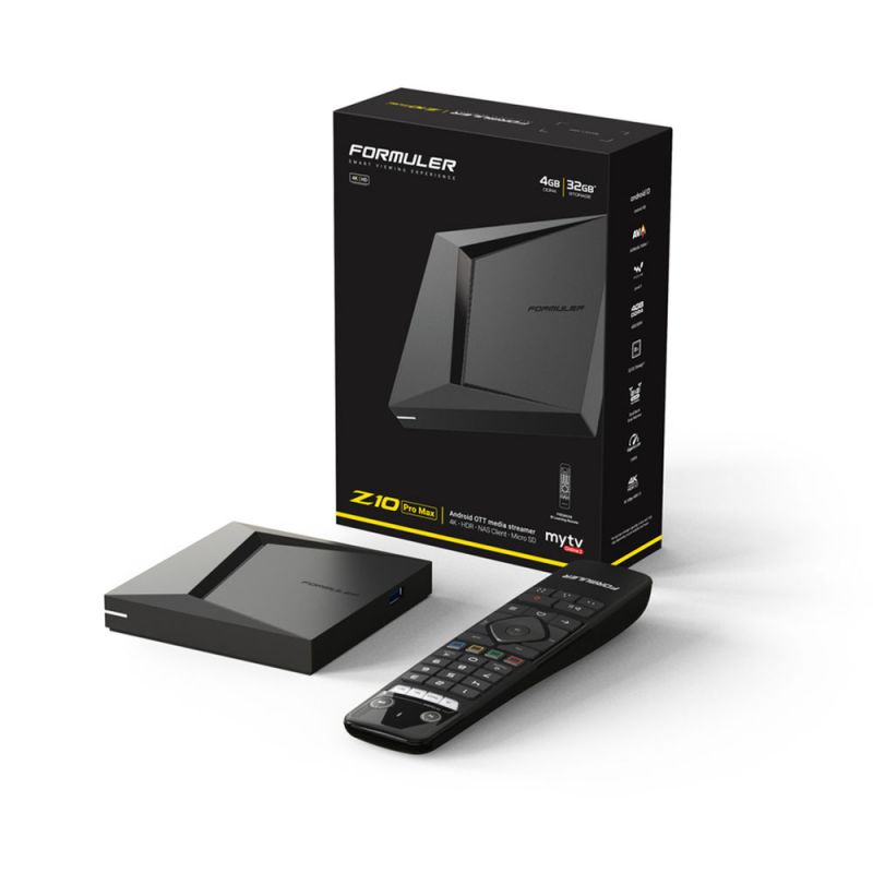 Formuler Z10 Pro Max 4K Receptor de streamer de mídia OTT para Android