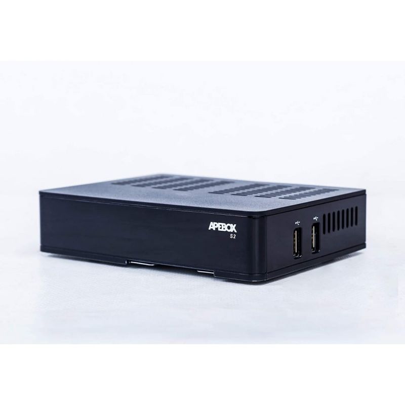 Apebox S2 DVB-S Multistream satellite receiver with Wifi included, card reader (CA) H.265 HEVC