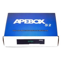 Apebox S2 DVB-S Multistream satellite receiver with Wifi included, card reader (CA) H.265 HEVC