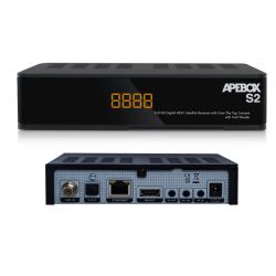 Apebox S2 DVB-S Multistream satellite receiver with Wifi included, card reader (CA) H.265 HEVC