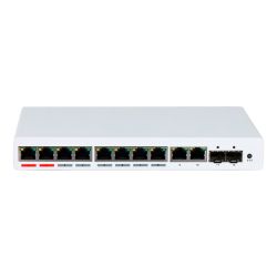 XS-SW1208HIPOE-MGF-96 - Switch PoE, 8 Portas PoE + 2 Uplink RJ45 + 2 SFP,…