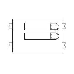 Fermax 9680 Citymax 4+N 102 push button module