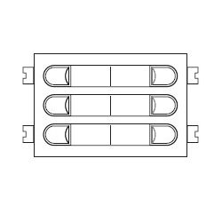 Fermax 9683 Citymax 4+N 203 push button module