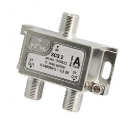 Distribuidora de 2 de saída (F) conector VFC 0421 Triax SCS-2 SF