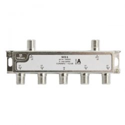 Triax SCS 6 Distribuidor de 6 salidas, atenuación 10 a 12 dB