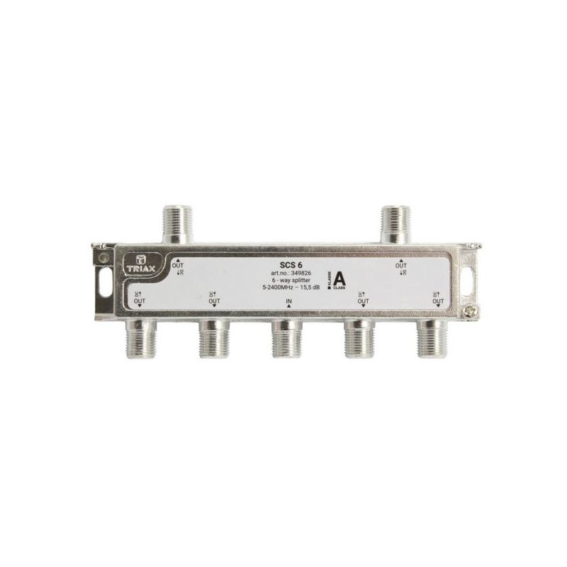 Distribuidora de 6 saídas (conector F) VFC triax SF 1061