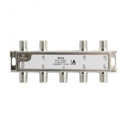 Triax SCS 8 Distribuidor de 8 salidas, atenuación 11 a 14 dB