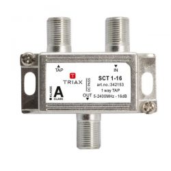 Triax SCT 1-16 Derivador de 1 salida, atenuación 16 dB