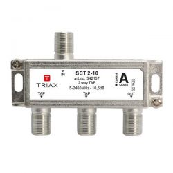 Shunt duas saídas (conector F) 1021 AFC 10db S triax