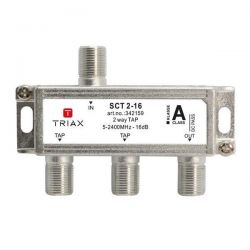 Triax SCT 2-16 derivação de 2 saídas, atenuação de 16dB