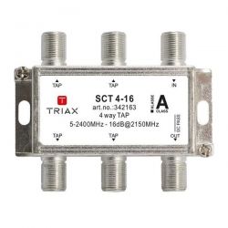 Triax SCT 4-16 derivação de 4 saídas, atenuação de 16 dB