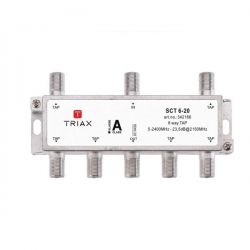 Triax SCT 6-20 Derivador de 6 salidas, atenuación 20 dB