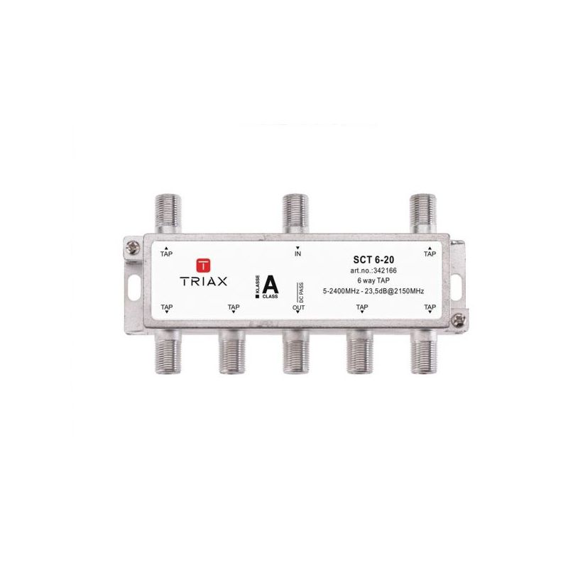 Triax SCT 6-20 6-output tap-off, 20 dB attenuation