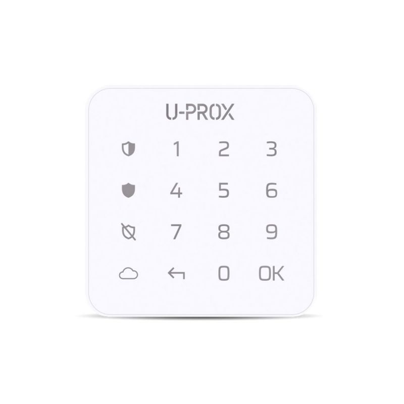 U-PROX U-ProxKEYPADG1WHITE Teclado U-Prox con botones táctiles