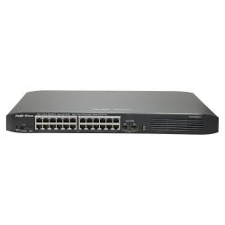 RG-ES226GC-P - Ruijie, Switch de mesa, 24 portas PoE +2 SFP Uplink,…